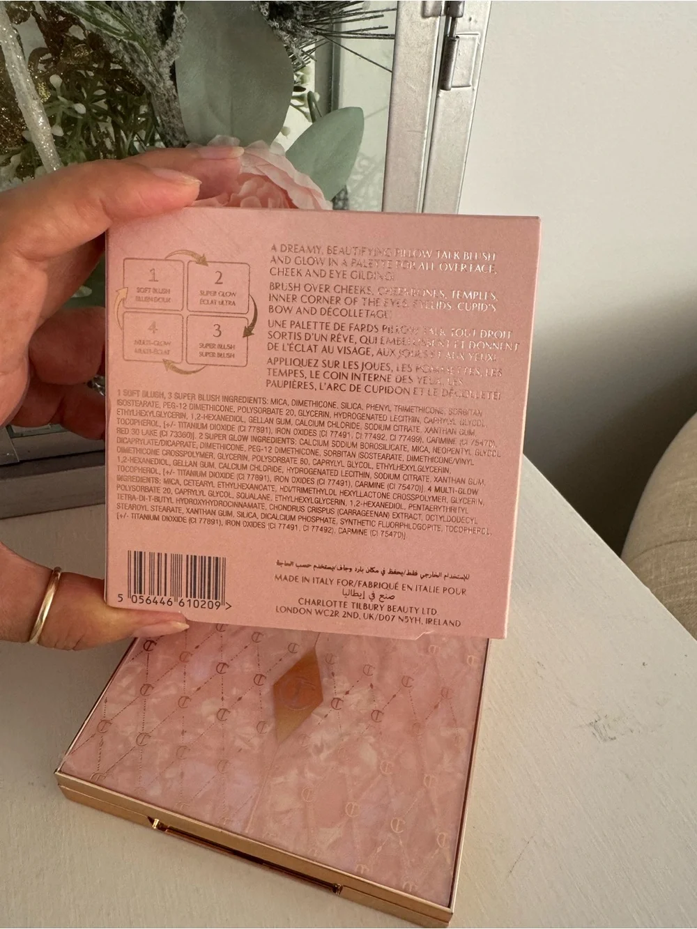 Charlotte Tilbury Pillow Talk Glow Palette - FOR EYES,CHEEKS AND FACE